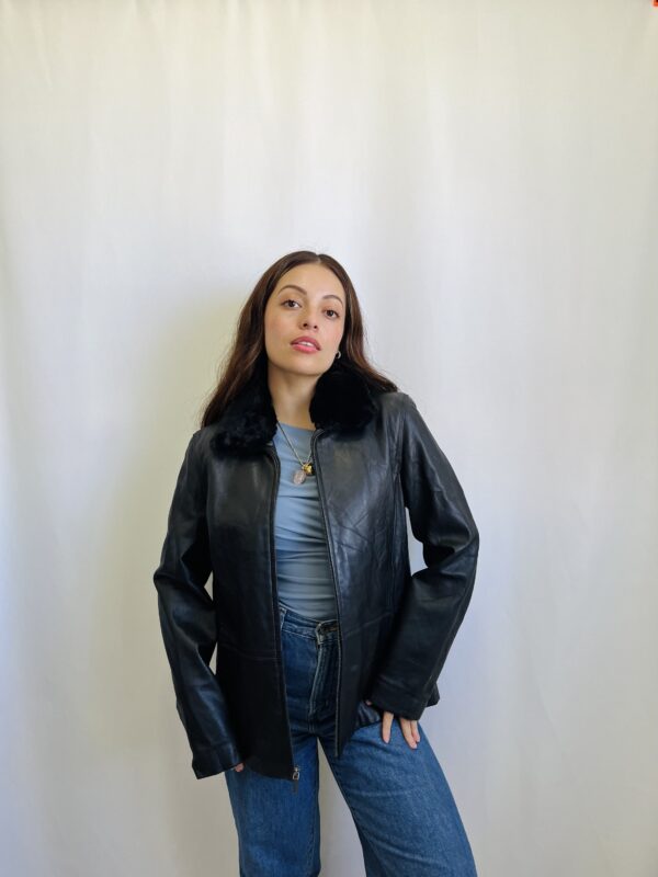 Chaqueta 100% piel Talla M - Image 2