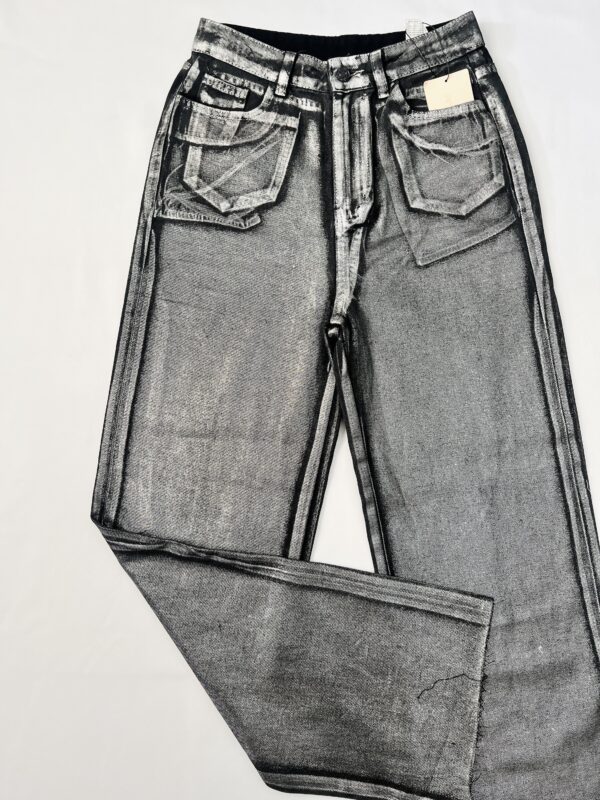 Pantalon efecto cromado, Talla M - Image 3