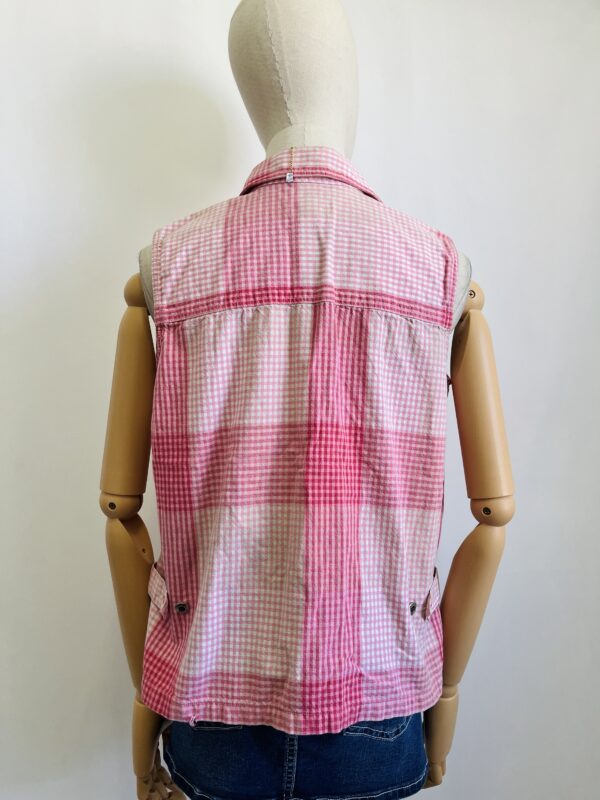 Chaleco vintage rosa, Talla S - Image 3