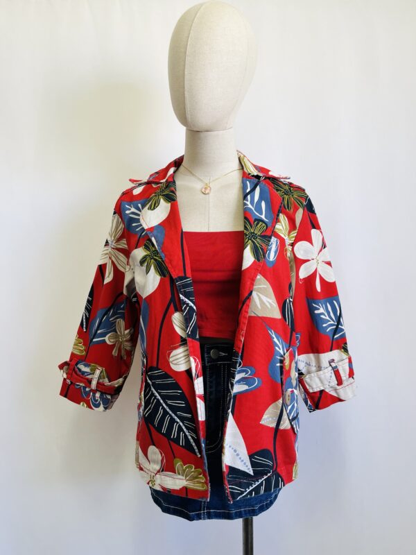 Saco 3/4 estampado, Talla M