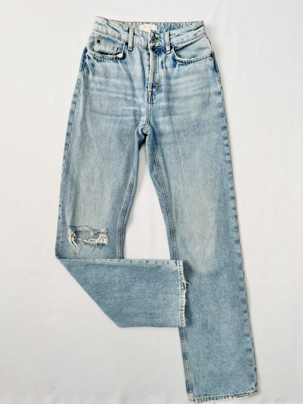 Jeans estilo mom, Talla XS