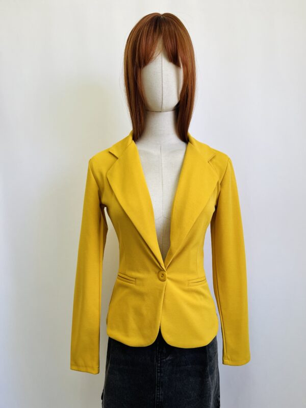 Blazer amarillo, Talla S