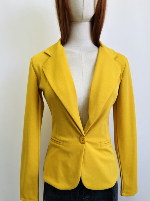 Blazer amarillo, Talla S - Image 2