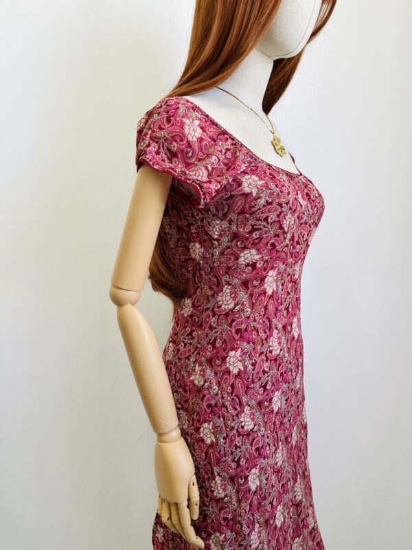Vestido corto estilo campesina, Talla M - Image 3