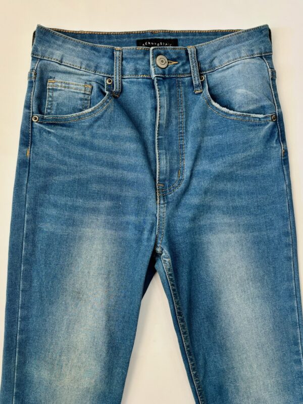 Pantalon de mezclilla tiro alto, Talla XS-S - Image 2