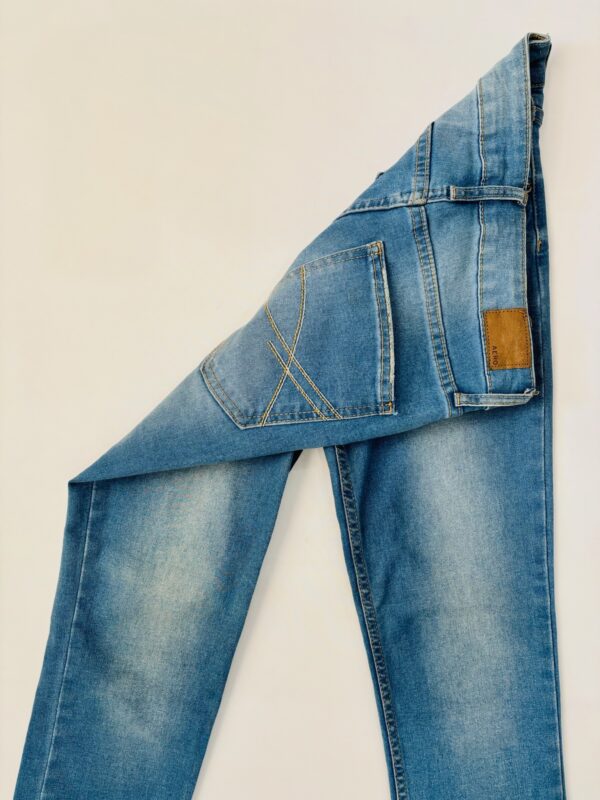 Pantalon de mezclilla tiro alto, Talla XS-S - Image 3