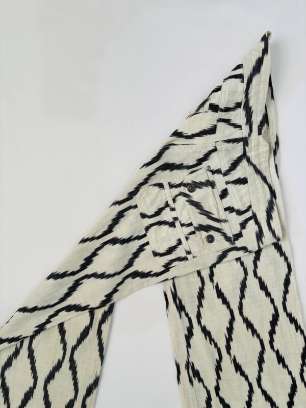 Pantalon de algodón tiro bajo, Talla S - Image 3