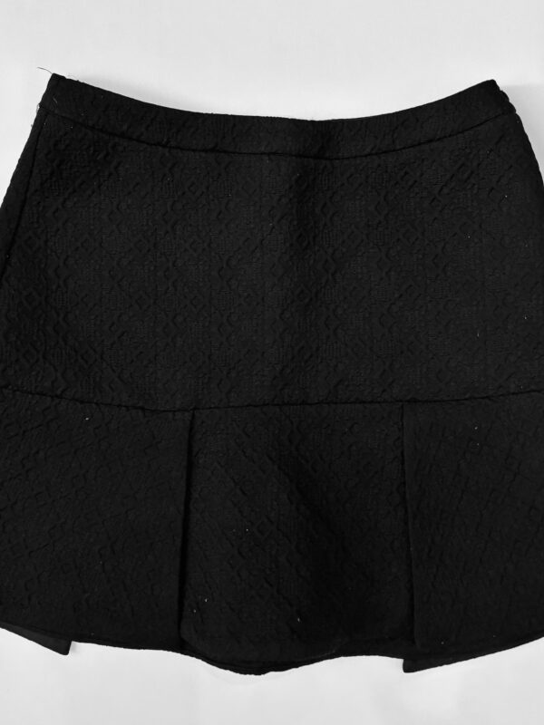 Falda negra de tablones, Talla S - Image 3