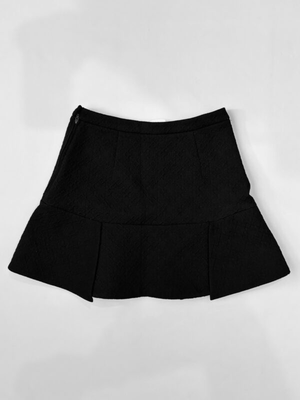 Falda negra de tablones, Talla S - Image 2