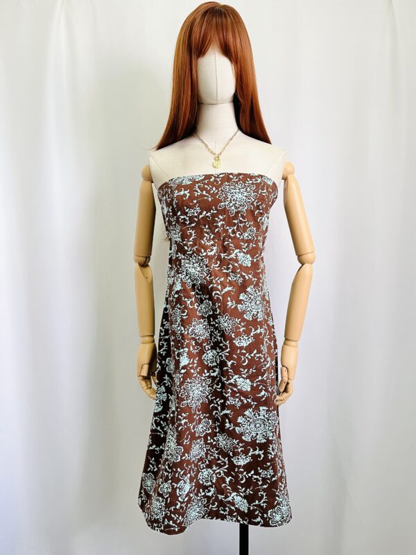 Vestido straple midi Talla M-L