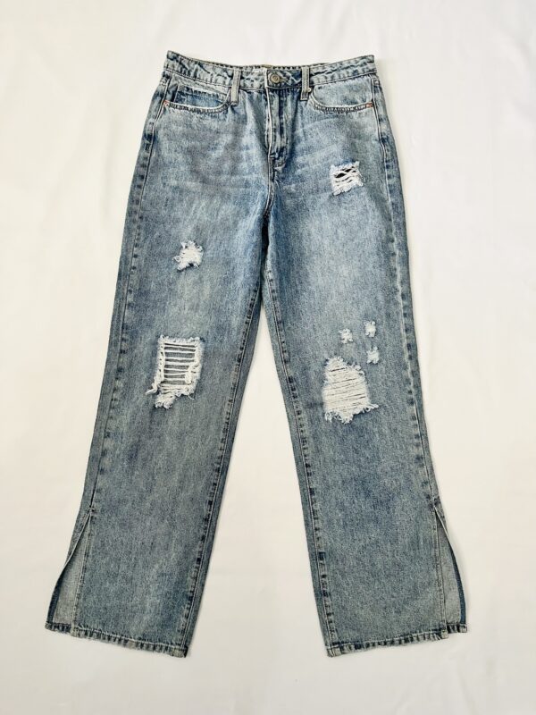 Jeans anchos rasgados Talla S - Image 2