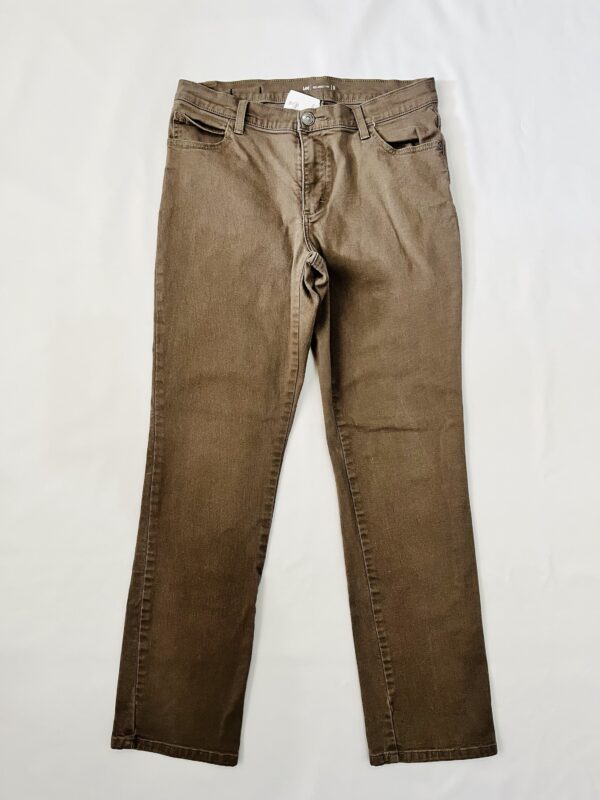 Jeans cafés rectos Talla M - Image 2