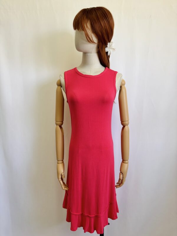 Vestido rosa estilo blusón , Talla S