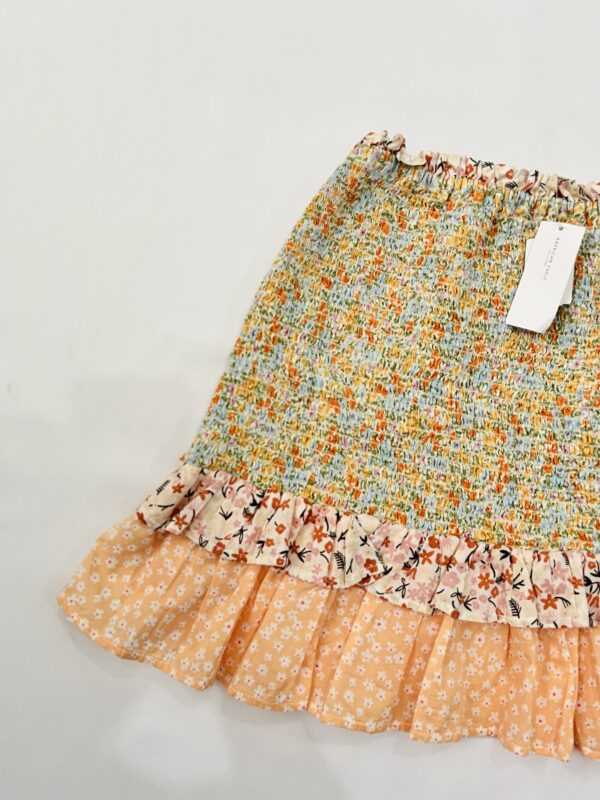 Falda estampada en tonos naranjas, Talla M - Image 2