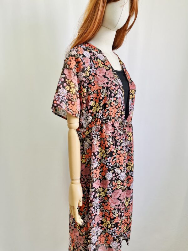 Vestido kimono con fondo, Talla L - Image 3