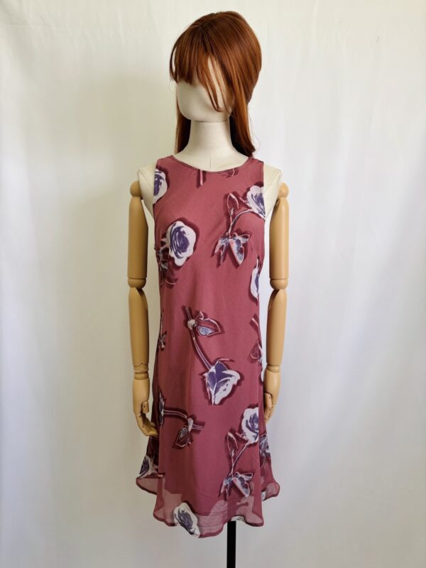 Vestido sin mangas rosa, Talla M