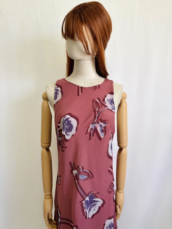 Vestido sin mangas rosa, Talla M - Image 2
