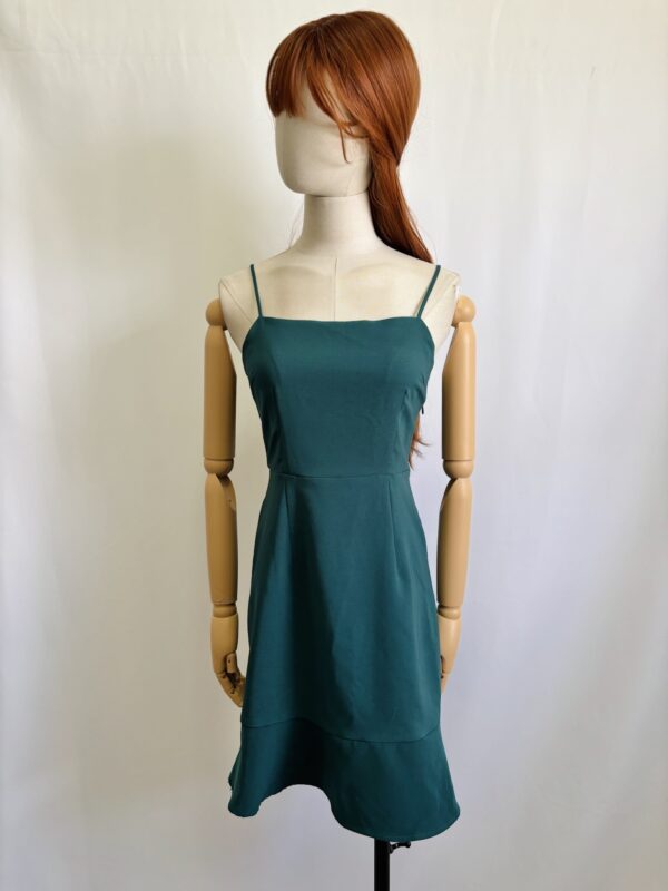 Vestido verde de tirantes, Talla S
