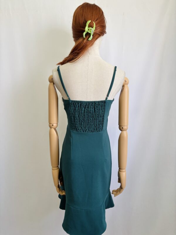 Vestido verde de tirantes, Talla S - Image 3