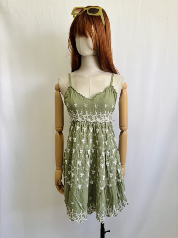 Vestido verde Jesica Simpson, Talla S
