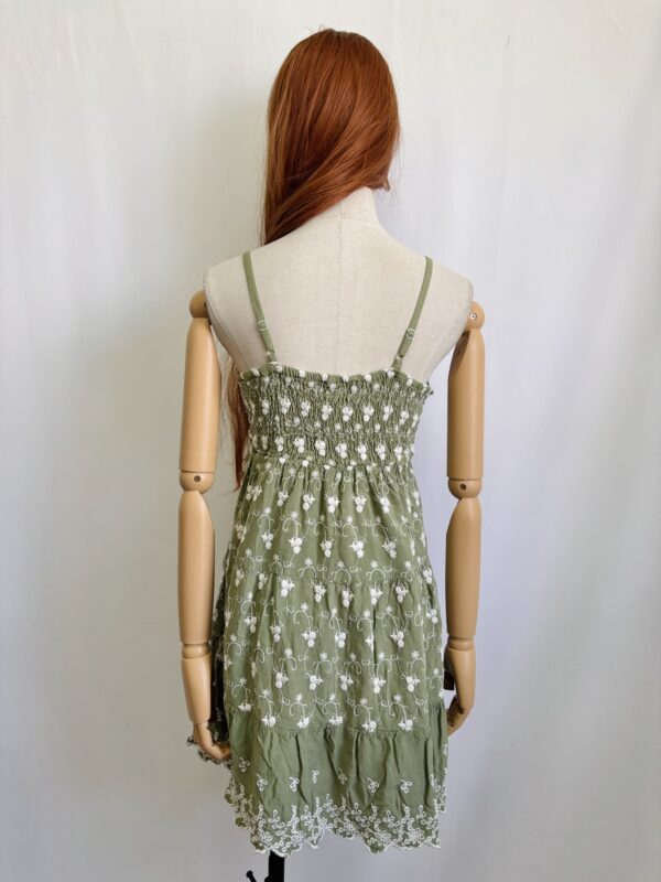 Vestido verde Jesica Simpson, Talla S - Image 3