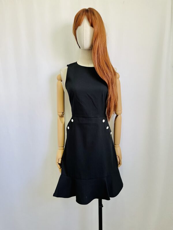 Vestido negro con botones Talla S
