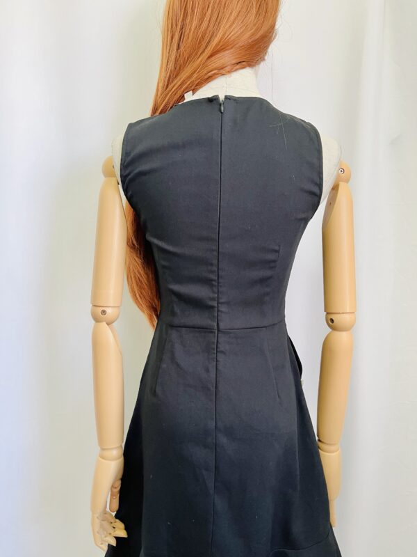 Vestido negro con botones Talla S - Image 3