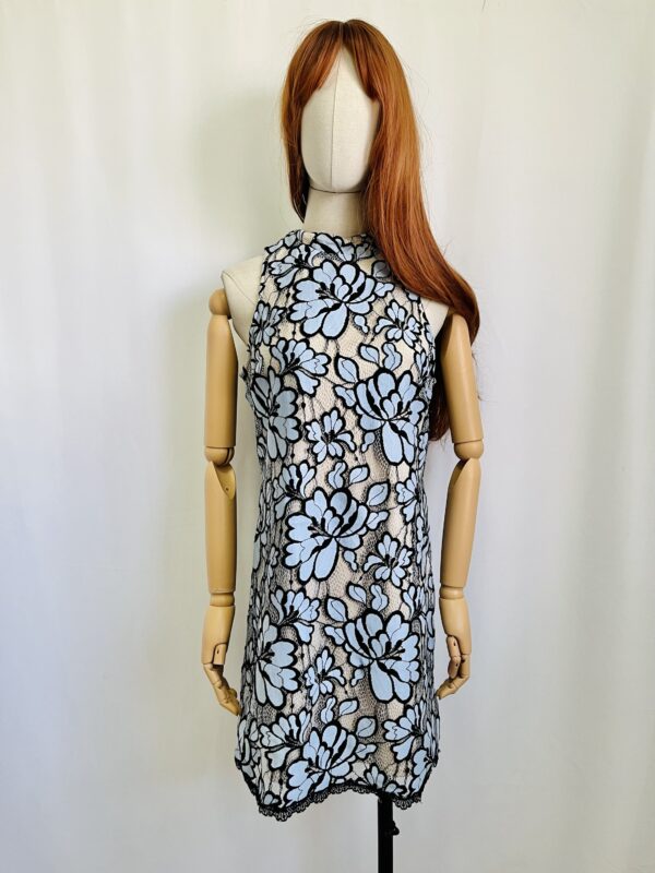 Vestido con encaje azul Talla M