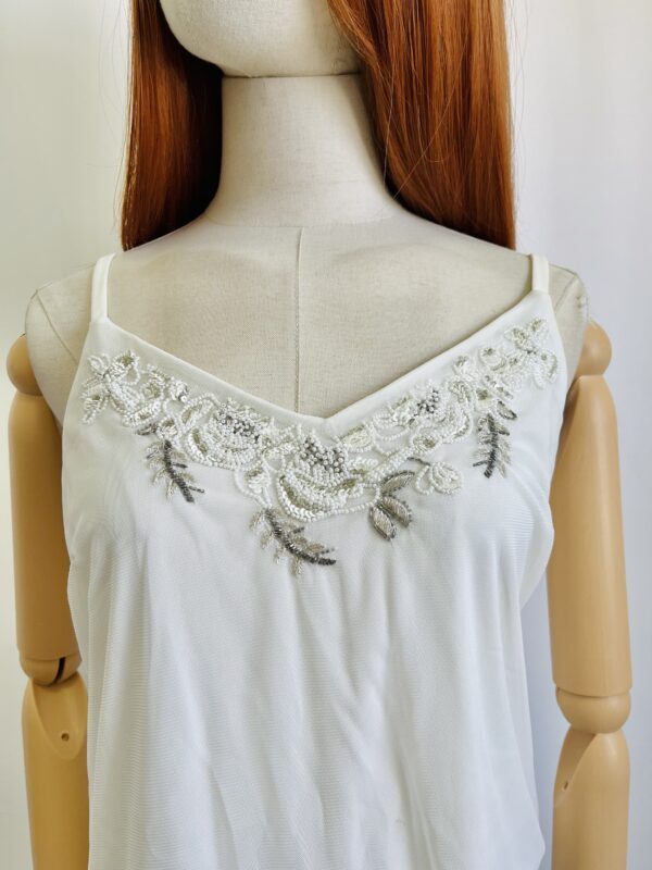Blusa de tirantes con pedreria, Talla M - Image 2