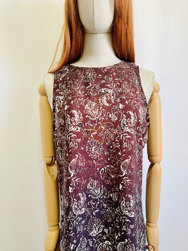 Vestido midi estampado bohemio, Talla M-L - Image 2