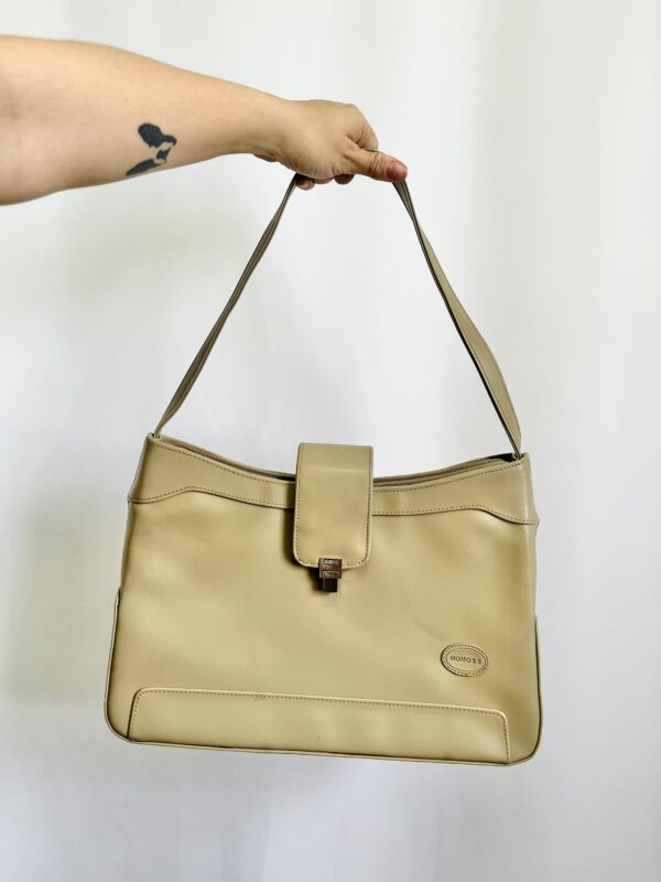 Bolso amplio beige