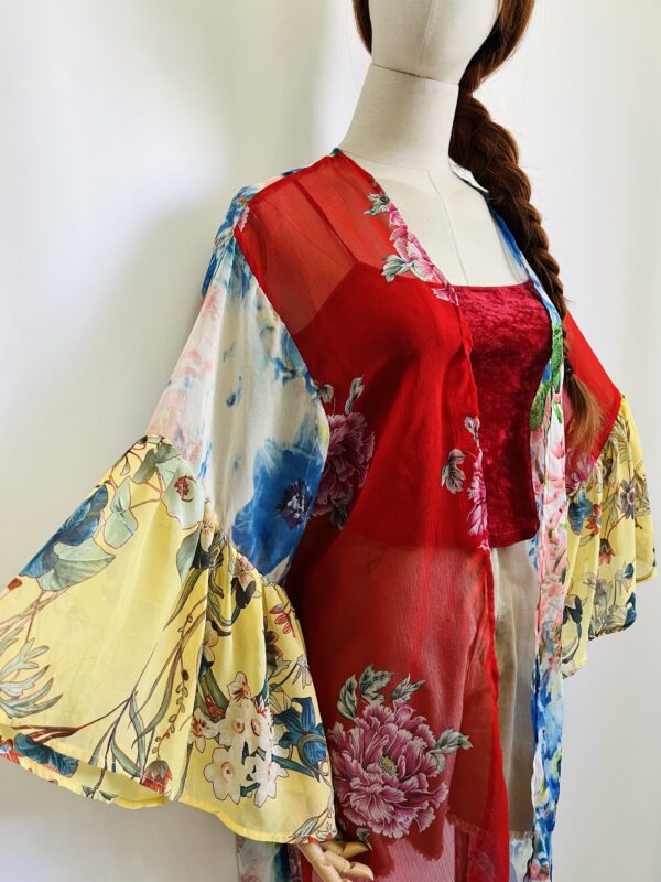 Kimono colorido vaporoso, Talla S-M - Image 2