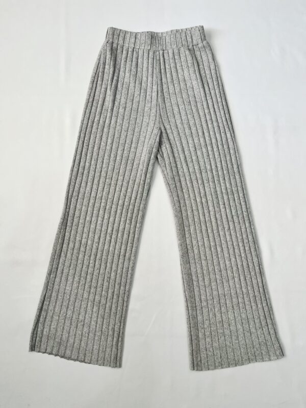 Pantalon canale suelto gris, Talla S