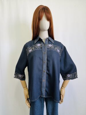 Camisa bordada Talla L
