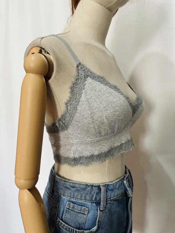Bralette Aerie gris, Talla S-M - Image 2