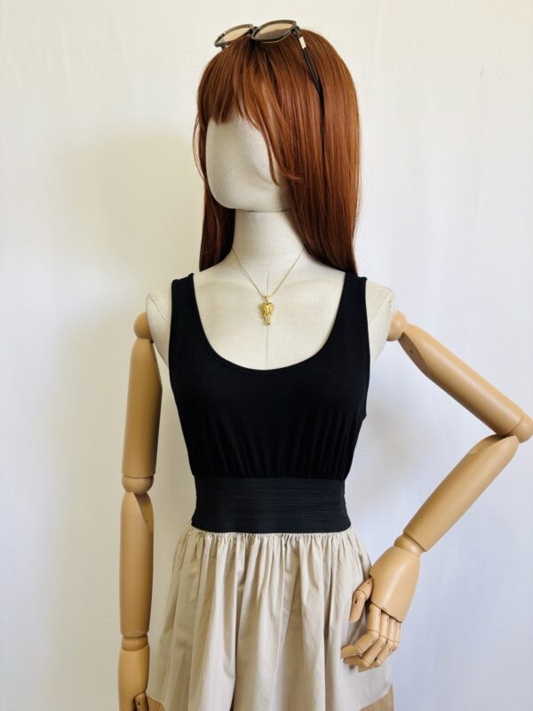 Vestido neutro con bolsas, Talla S-M - Image 2