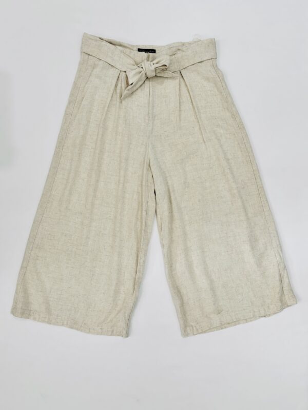 Pantalón de lino pata de elefante, Talla M