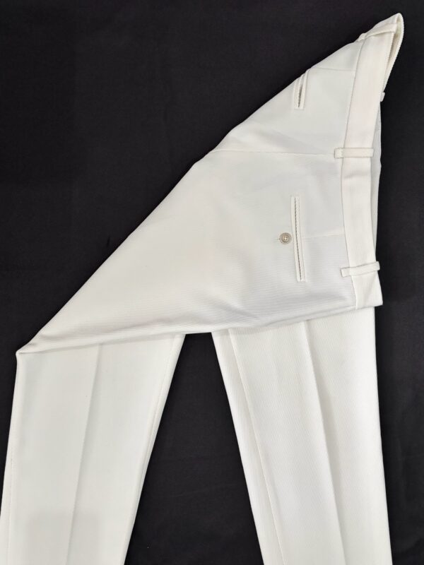 Pantalón cigarette blanco Massimo Dutti, Talla M - Image 3