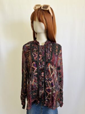 Blusa boho vaporosa, Talla L