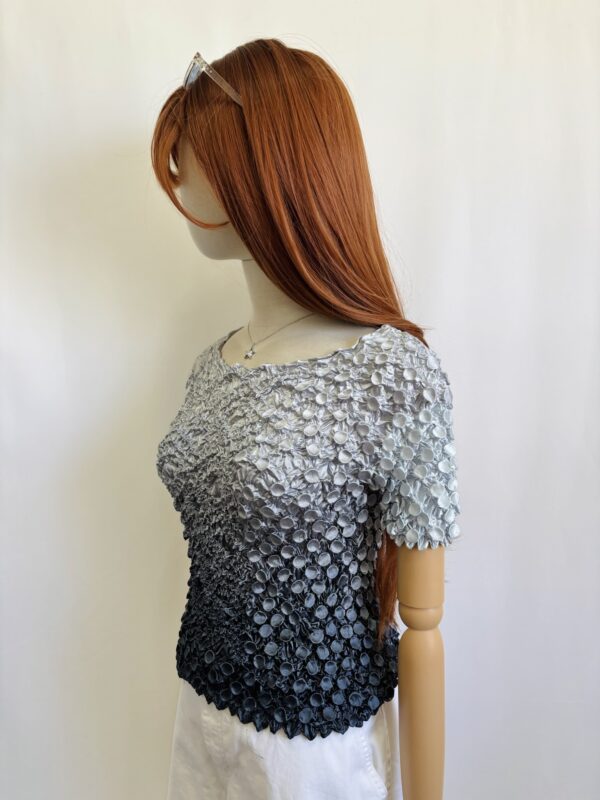 Blusa degradada con textura, Talla S-M - Image 2