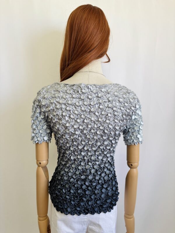 Blusa degradada con textura, Talla S-M - Image 3