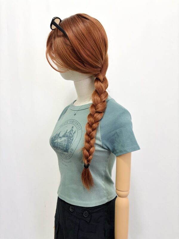 Blusa corta verde Talla S-M - Image 3