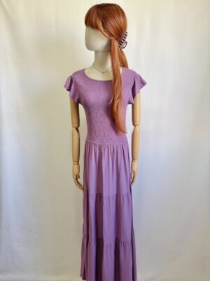 Maxi vestido lila Talla L