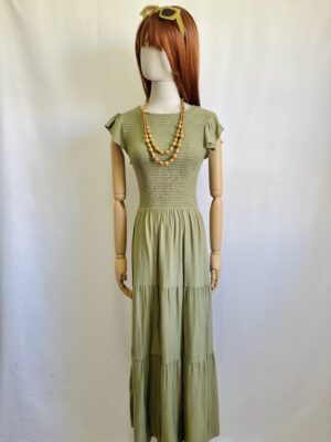 Maxi vestido verde Talla M