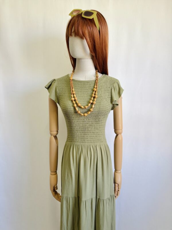 Maxi vestido verde Talla M - Image 2