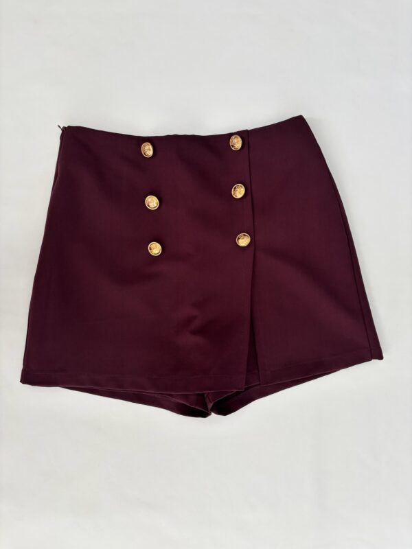 Falda short guinda Talla L