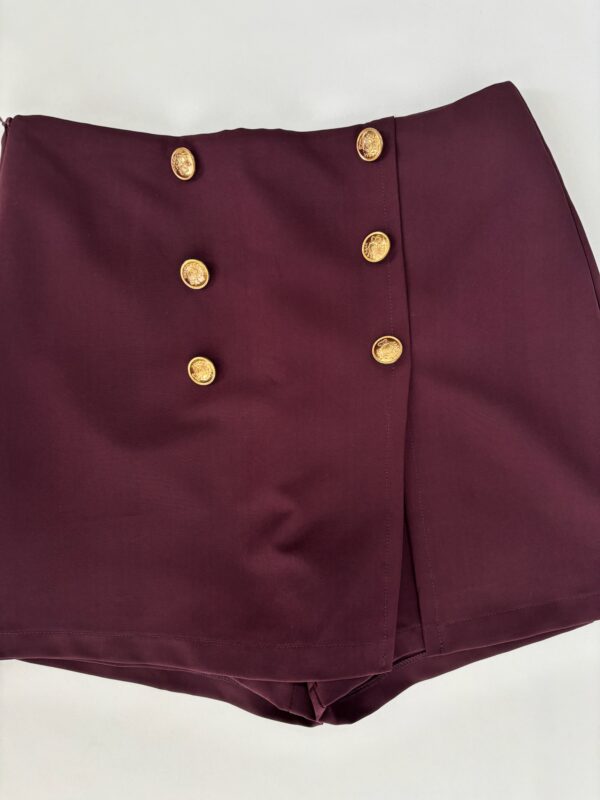 Falda short guinda Talla L - Image 2
