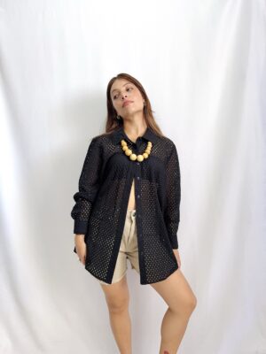 Camisa croquelada Talla L