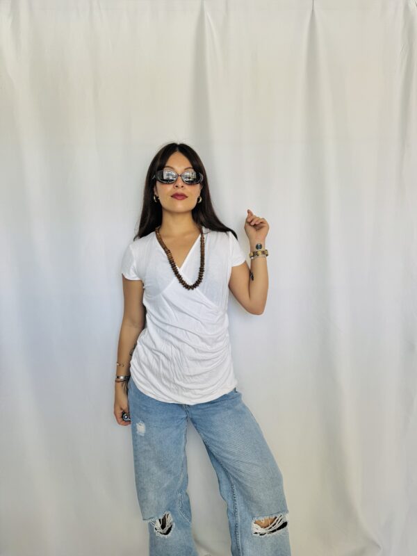 Blusa envolvente Talla M