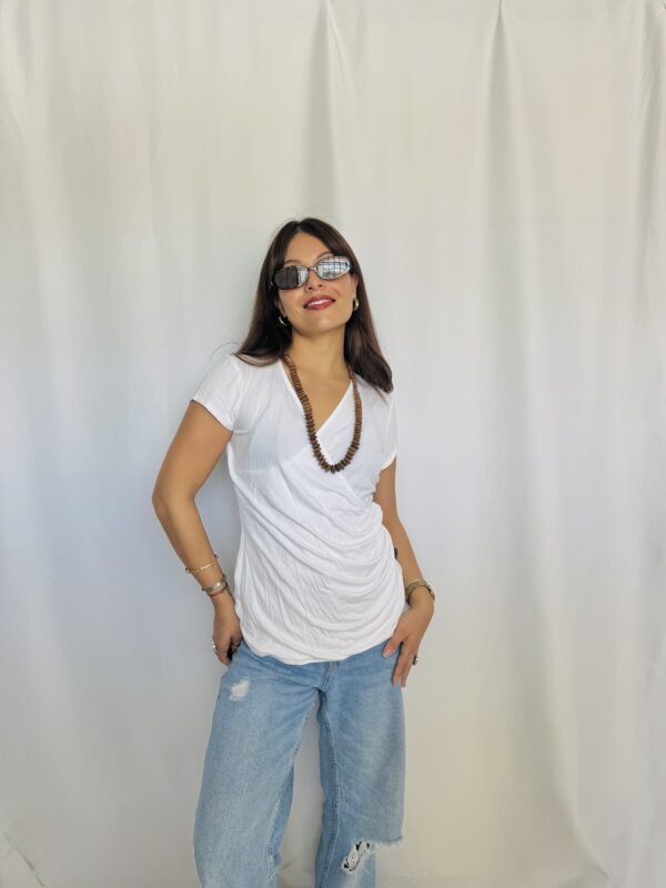 Blusa envolvente Talla M - Image 2